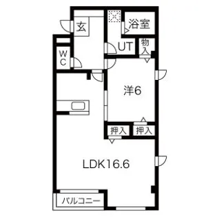 ARTE CORE【3階】の間取り