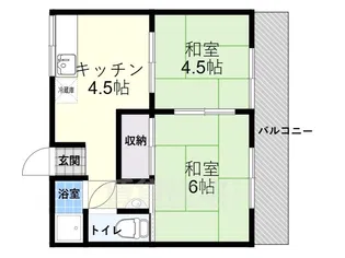 メイプルハイツ【2階】の間取り