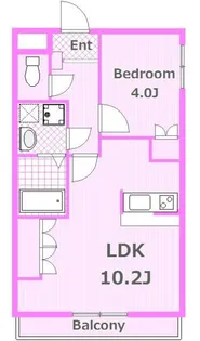 日向セントラルコート【4階】の間取り