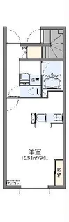 レオネクストリベールハイツ【1階】の間取り