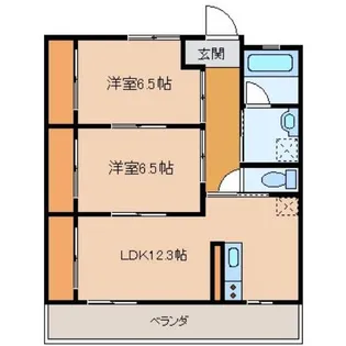 クレシエンテ界【2階】の間取り