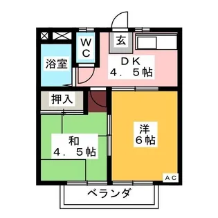 カナディアン10【2階】の間取り
