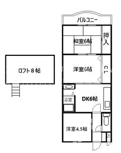 3DKの間取り画像