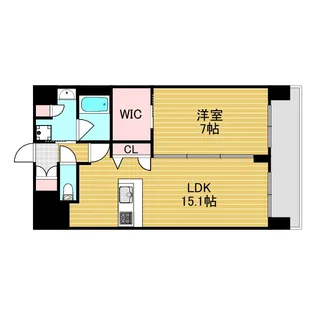 クレスティークAYA【13階】の間取り