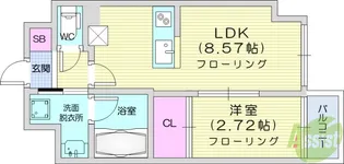 APPLE原町【7階】の間取り