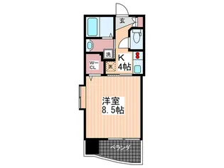 ルービンス観音町【6階】の間取り