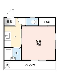 南大塚アパート【3階】の間取り