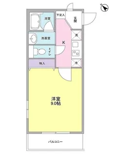 東京都台東区根岸3【マンション】の間取り