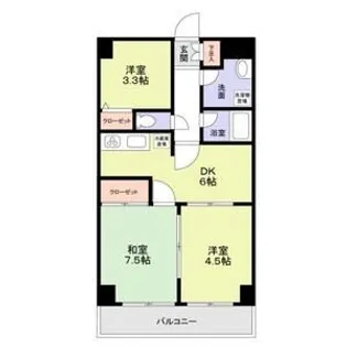 Kitakoiwa YM garden【4階】の間取り