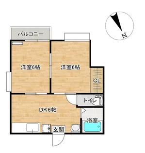 ファーストインウィズハウスII【1階】の間取り