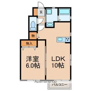 Le clair (ル・クレール)【1階】の間取り