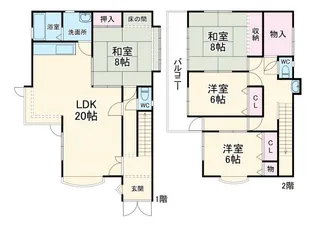 埼玉県川口市戸塚東3【一戸建】の間取り