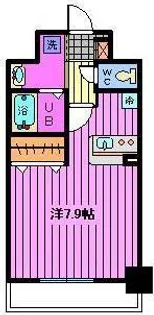 メルヴェーユ【8階】の間取り