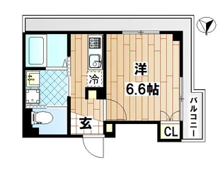 神奈川県川崎市中原区木月2【マンション】の間取り