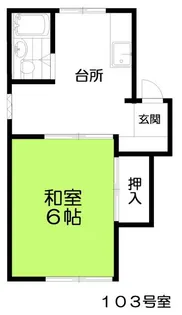 コパル由比ガ浜2【1階】の間取り