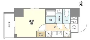 インペリアルフラット武蔵小山【5階】の間取り