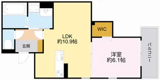 ブレッシア石神井公園【1階】の間取り
