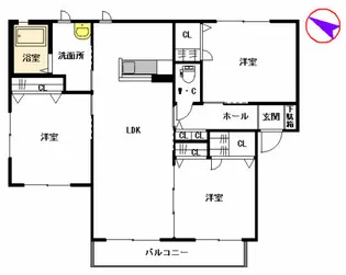 福岡県福岡市城南区片江1【アパート】の間取り