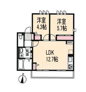 Contrail1 コントレイル ワン【1階】の間取り