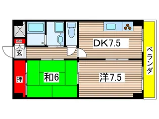 ボヌ-ルI【7階】の間取り