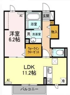 メゾン楓3【1階】の間取り