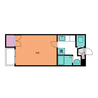 ハイエスト田町【5階】の間取り