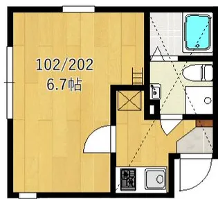 アザーレ・パッシオ向ヶ丘遊園II【1階】の間取り