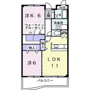 コリーヌ・エトワール【3階】の間取り