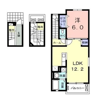 アイラビスタ II【3階】の間取り