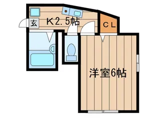 グレース鹿島田【1階】の間取り