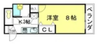 ステイヒア牛田【4階】の間取り