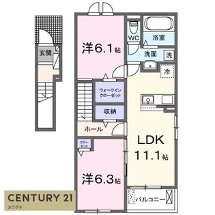 マリンブリーズ I番館【2階】の間取り