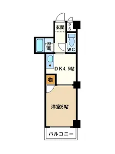 ソシオ塚本ハイツ【2階】の間取り