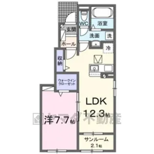 フェザント テイル【1階】の間取り