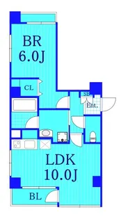 エスターテ大藤【1階】の間取り