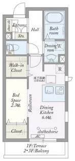 MyStylevintage千間台【3階】の間取り
