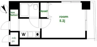 スカイコート世田谷用賀第2【3階】の間取り