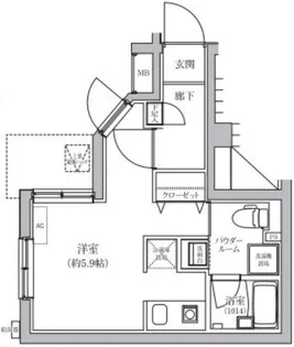 神奈川県横浜市鶴見区市場大和町【マンション】の間取り