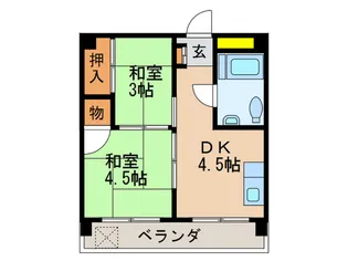 相川マンション【5階】の間取り