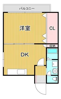 フリーダム6【3階】の間取り