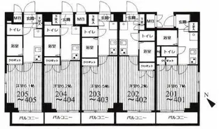 HF武蔵小山レジデンス【4階】の間取り