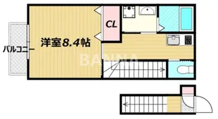 SESIRIA【2階】の間取り