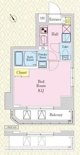 HYs 梅島Confort【3階】の間取り