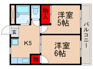 モンシャトー石神井成和【2階】の間取り