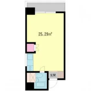 キャッスル江東【6階】の間取り