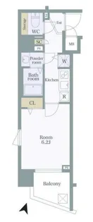 東京都千代田区岩本町3【マンション】の間取り