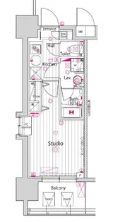 グランド・ガーラ川崎西口【10階】の間取り