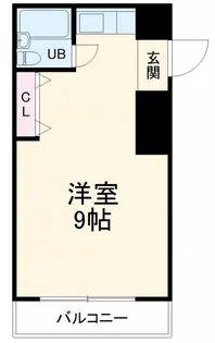 リバーサイド牧の原【4階】の間取り