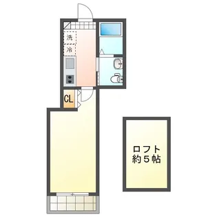 レイディアンス寺谷【1階】の間取り