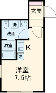 CASA PIAZZA 目黒大岡山【4階】の間取り